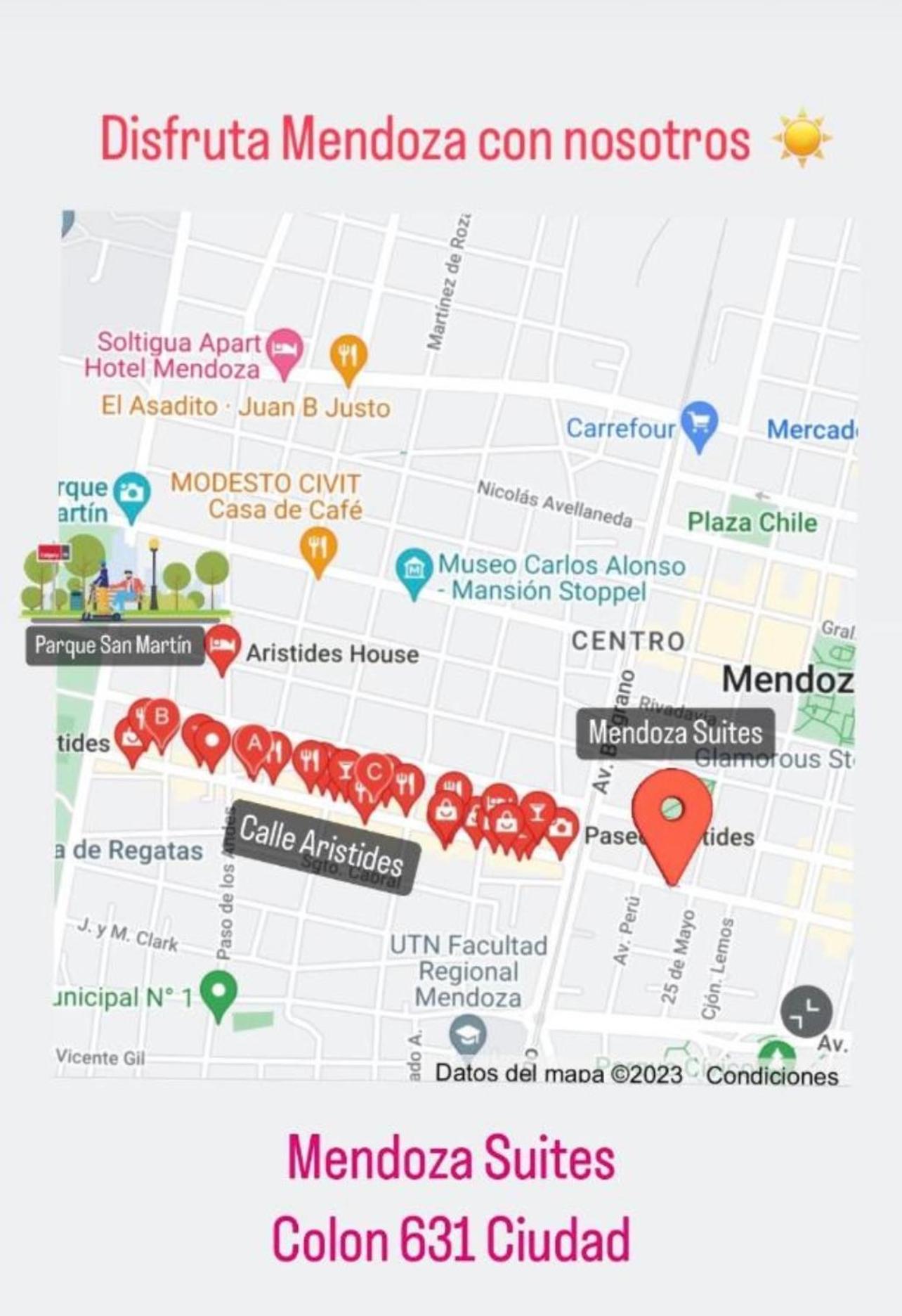Mendoza Suites 3 -Parking Disponible- Eksteriør billede